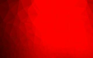 Light Red vector shining triangular background.