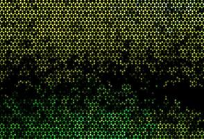 Dark Green, Yellow vector pattern with crystals, rectangles.