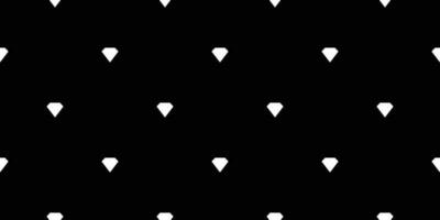 diamond seamless pattern vector gem icon tile background repeat wallpaper black