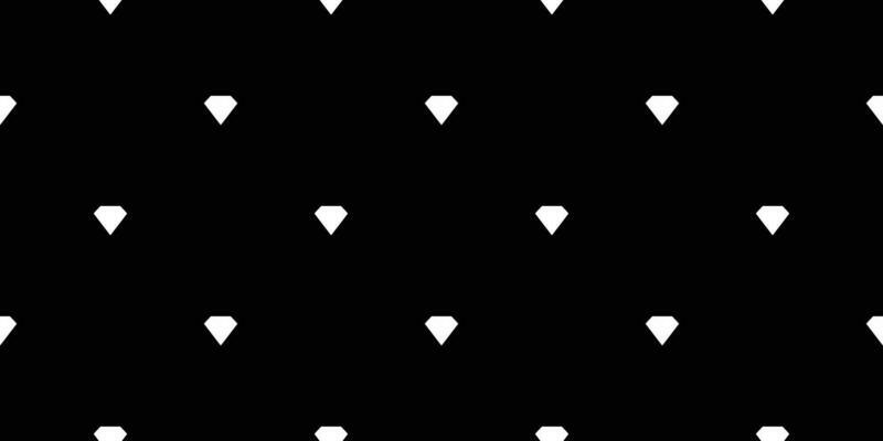 diamond seamless pattern vector gem icon tile background repeat wallpaper black