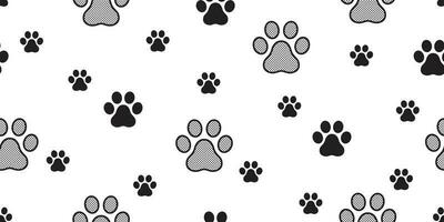 Dog Paw seamless pattern footprint vector french bulldog polka dot tile background scarf isolated repeat wallpaper illustration gift wrap