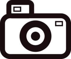 Hand Drawn digital camera in doodle style png