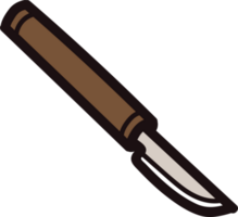 Hand Drawn scalpel in doodle style png