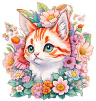 Little Cat Illustration with png