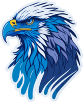 testa di aquila logo con ai generativo png