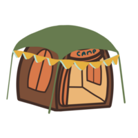 camping tent illustratie png