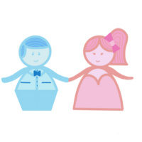 lover wedding couple set png