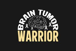 brain tumor  warrior vector