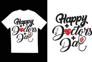 Doctor day t shirt design vector file