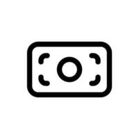 Simple Money icon. The icon can be used for websites, print templates, presentation templates, illustrations, etc vector