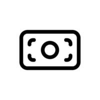 Simple Money icon. The icon can be used for websites, print templates, presentation templates, illustrations, etc vector