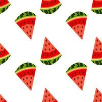 Pattern from summer elements ai vector