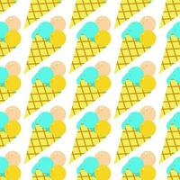 Pattern from summer elements ai vector