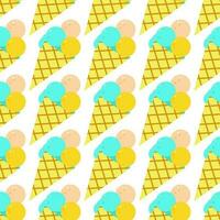 Pattern from summer elements ai vector