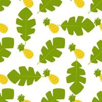 Pattern from summer elements ai vector