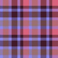 Check fabric pattern. Tartan textile background. Plaid seamless vector texture.