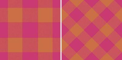 Pattern background vector. Texture check textile. Plaid fabric seamless tartan. vector