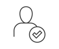 Good icon vector. Business success sign. Best quality symbol of correct, verified, certificate, approval, accepted, confirm, check mark. vector