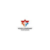 Triangle cross church logo design vector