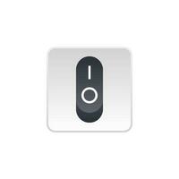 Switch button or turn on turn off power vector