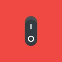 Switch button or turn on turn off power vector