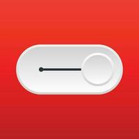 Switch button or turn on turn off power vector