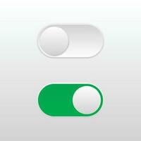 Switch button or turn on turn off power vector