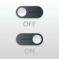 Switch button or turn on turn off power vector