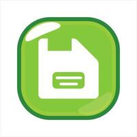 save file format vector icon