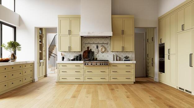 Classic kitchen project. photo