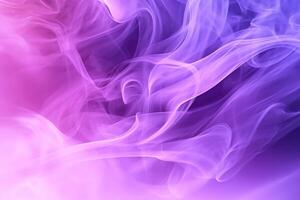 beautiful abstract smoke gradient background in purple color, photo