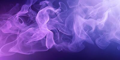 beautiful abstract smoke gradient background in purple color, photo