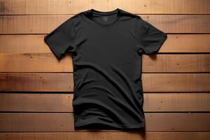 black t shirt for your designs mockup, photo