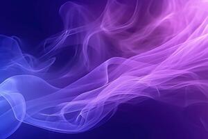 beautiful abstract smoke gradient background in purple color, photo