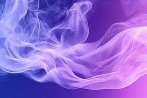 beautiful abstract smoke gradient background in purple color, photo