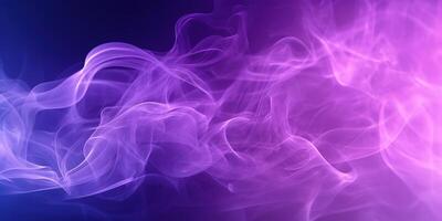 beautiful abstract smoke gradient background in purple color, photo