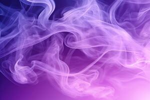 beautiful abstract smoke gradient background in purple color, photo