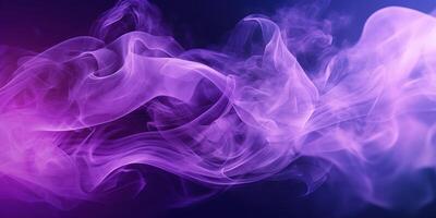 beautiful abstract smoke gradient background in purple color, photo