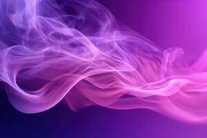 beautiful abstract smoke gradient background in purple color, photo