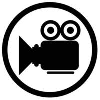 Video camera icon vector