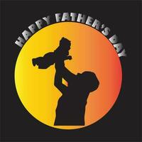 Happy father's day t-shirt design, Dad Quotes,father's day card design. vector