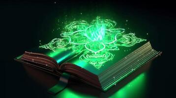 Magic book animation. . video