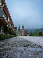 Basilica de Santa Maria la Real de Covadonga, Asturias, Spain. photo