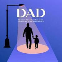 Father Design Poster vector