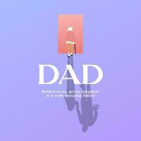 Father Design Poster vector