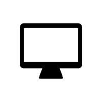 Monitor screen icon vector