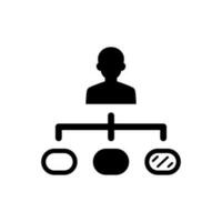 Hierarchy Structure Icon vector