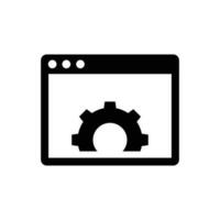 Website development icon vector