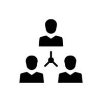 Teamwork icon suitable for any type of design projects vector
