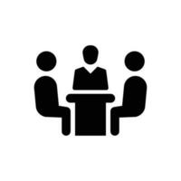 Business Meeting Icon vector